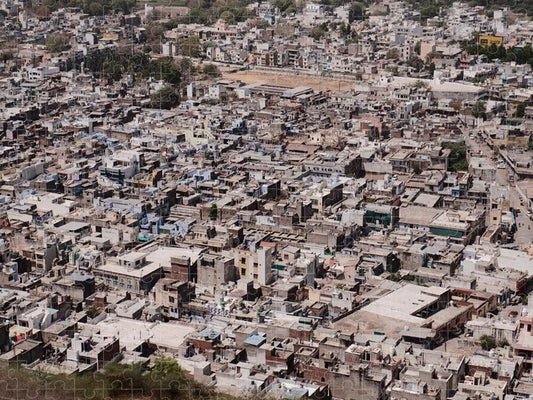 Dense Urban Landscape Aerial View - Puzzle