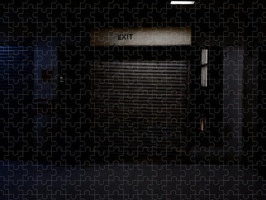 Dimly Lit Exit Doorway - Puzzle
